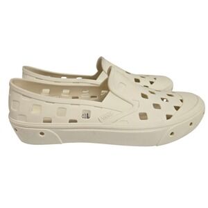 Vans UA Slip-On TRK Marshmallow Off-White Checkerboard Water Shoes Womens Size 7
